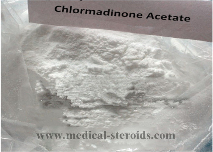 Στεροειδή 99,9% σειράς οιστρογόνων οξικό άλας Chlormadinone σκονών για τα ορμονικά φάρμακα